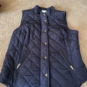 NWOT navy crown n ivy vest xl